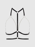 CHAIN & ELASTIC DOUBLE HARNESS TOP