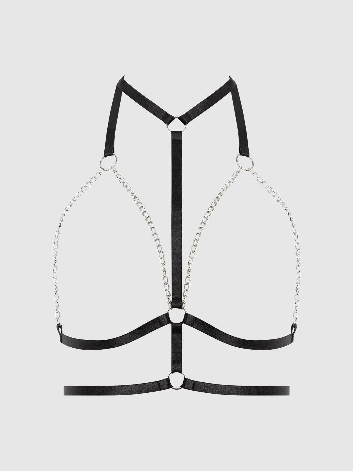 CHAIN & ELASTIC DOUBLE HARNESS TOP