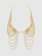 Bellvian™ Rhinestone Net Halter With Openable Front