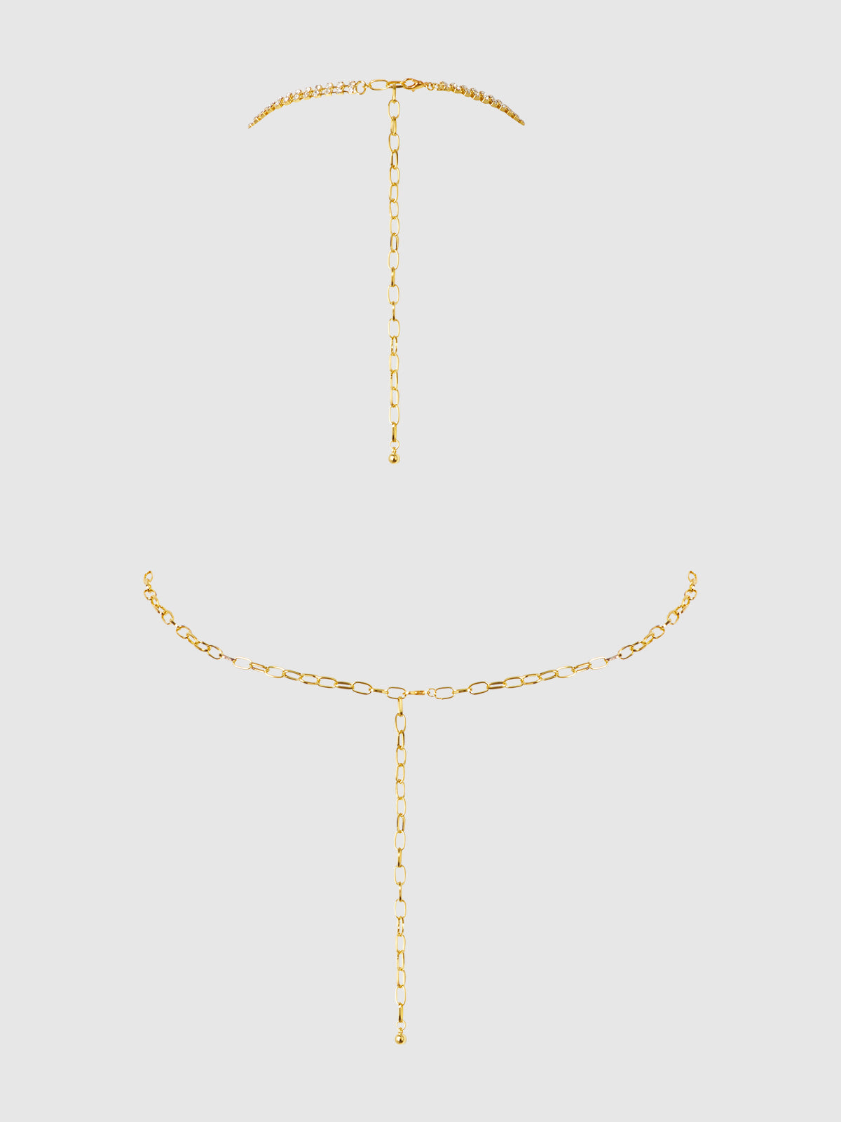 Bellvian™ Rhinestone Net Halter With Openable Front