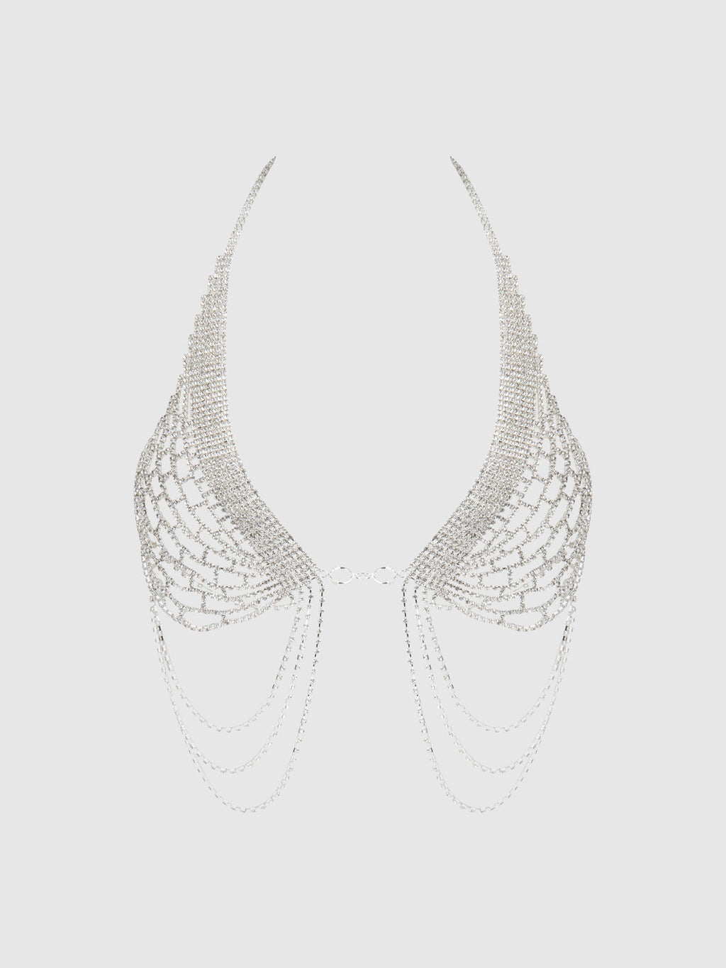 Bellvian™ Rhinestone Net Halter With Openable Front