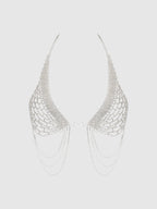 Bellvian™ Rhinestone Net Halter With Openable Front