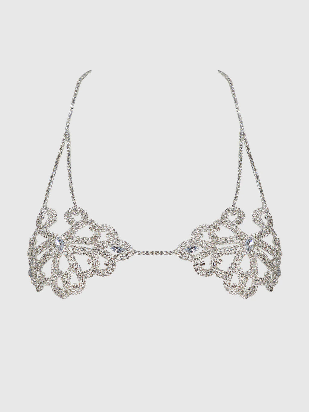 Bellvian™ Rhinestone Swirl Knot Bralette