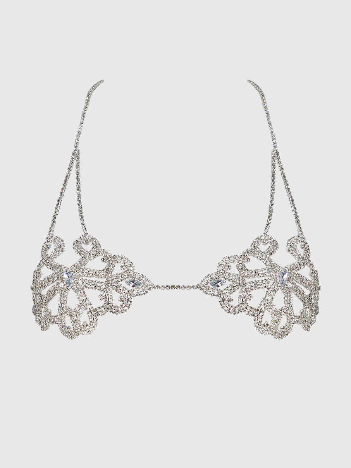 Bellvian™ Rhinestone Swirl Knot Bralette
