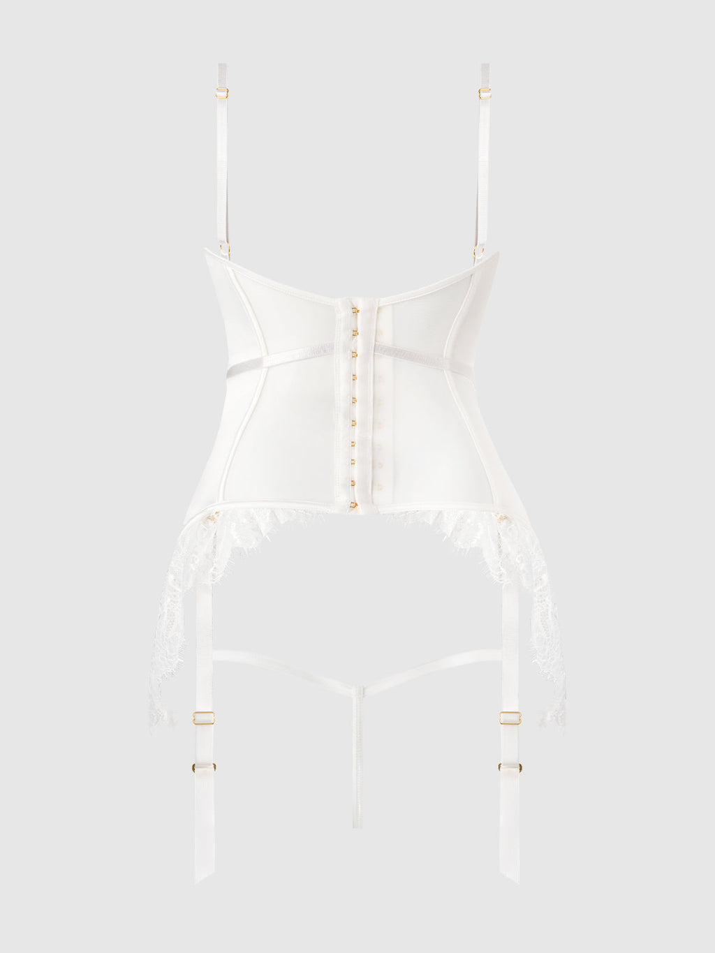 BRIDAL SATIN & LACE CHEMISE SET