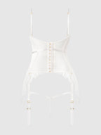 BRIDAL SATIN & LACE CHEMISE SET