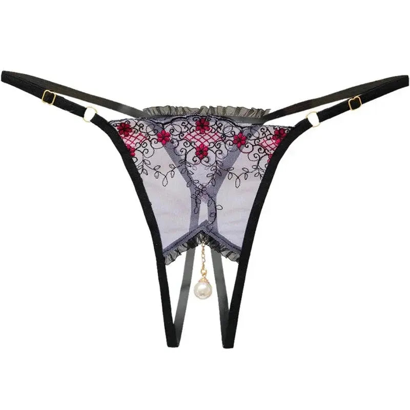 Bellvian™ Never Get Your Attention Crotchless G-String - Panties