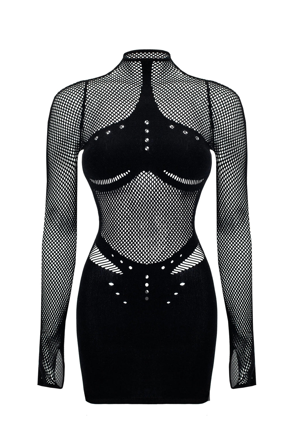 LacyNighty™ Dress Mesh Black