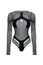 LacyNighty™ Body Mesh Black