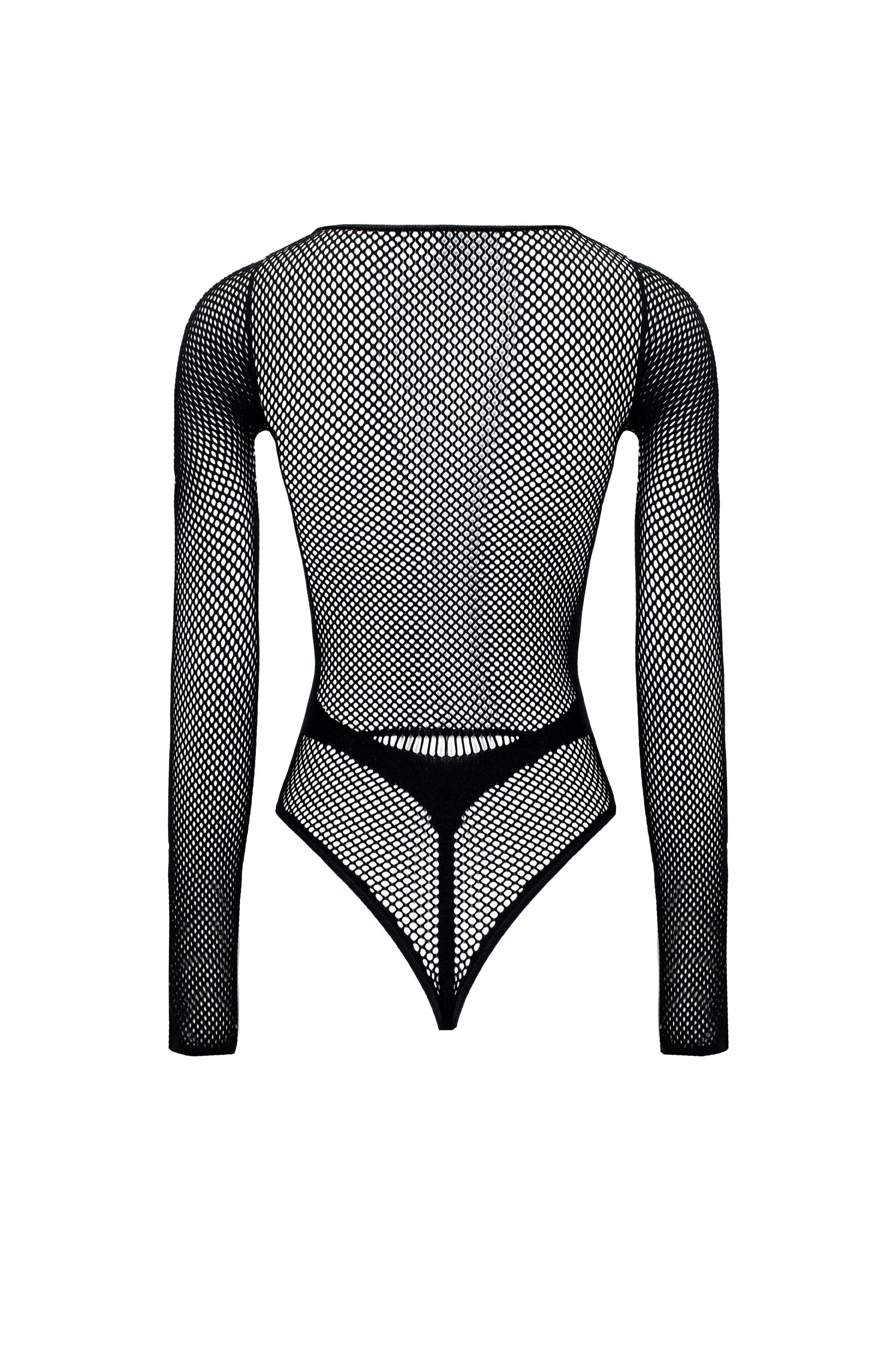 LacyNighty™ Body Mesh Black