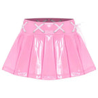 Lace-up Mini Skirt