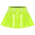 Lace-up Mini Skirt