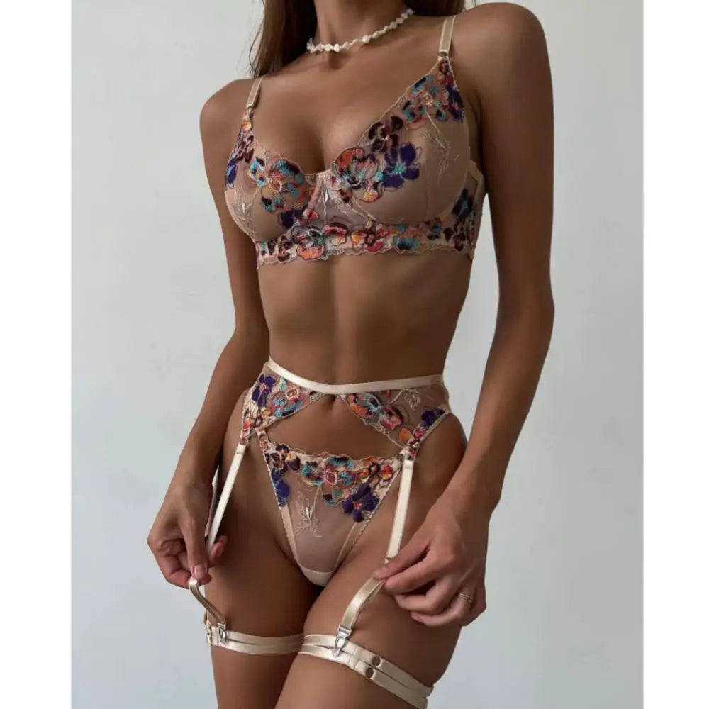Floral Lace Temptation Set