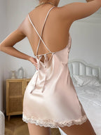 Eyelash Elegance Slip Dress