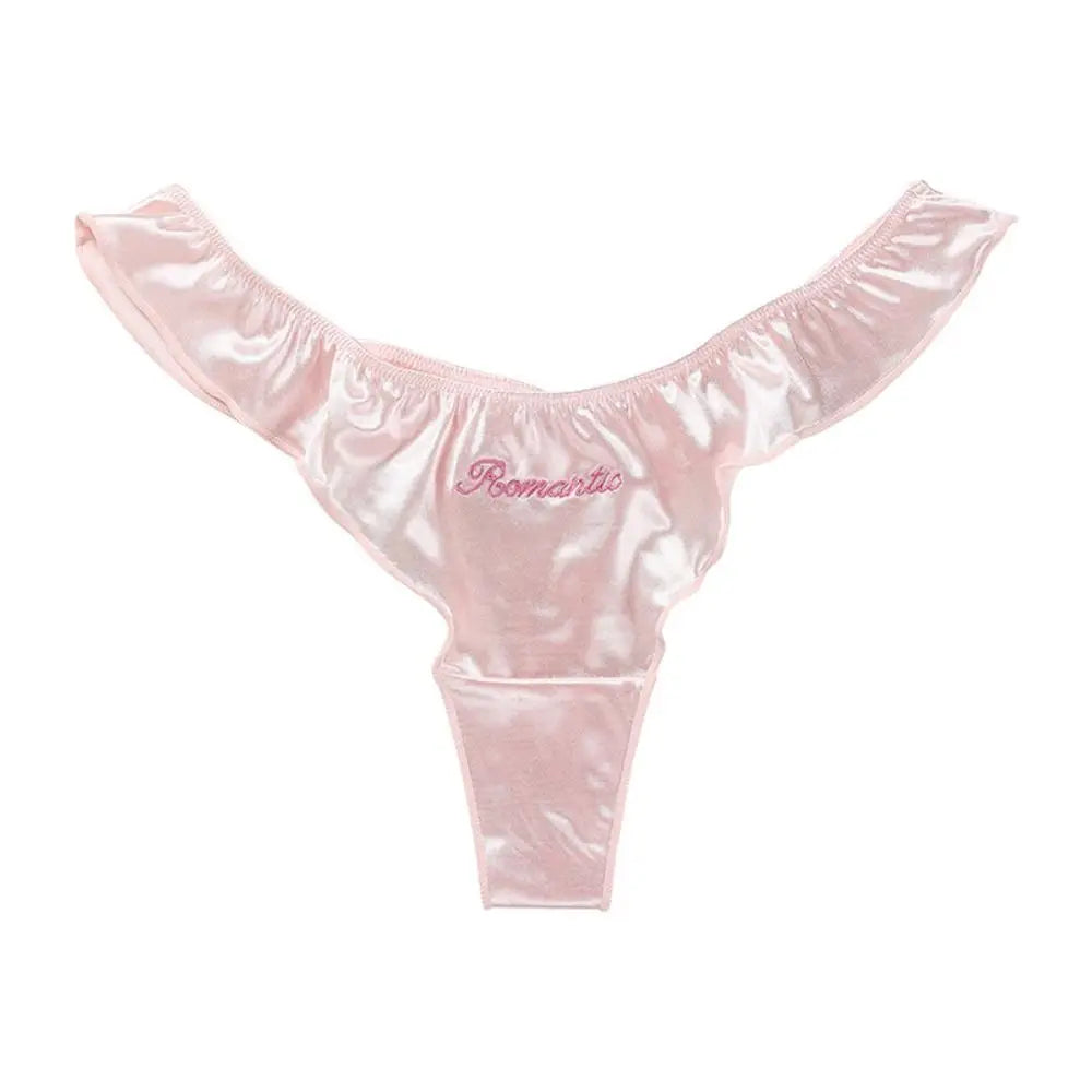 Romantic Satin Thong