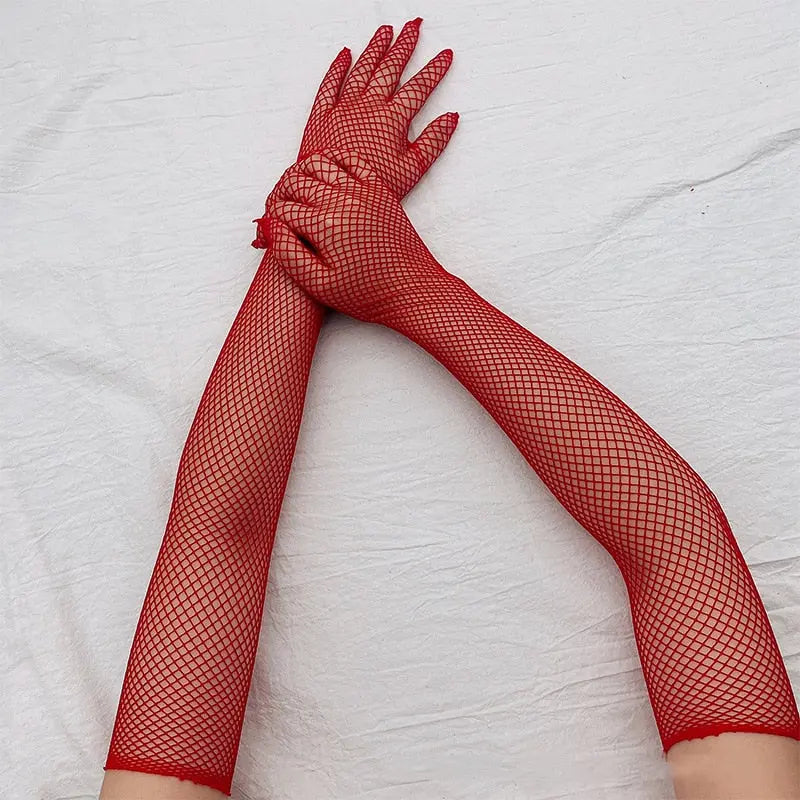 Bellvian™  Fishnet Long Sleeve Gloves