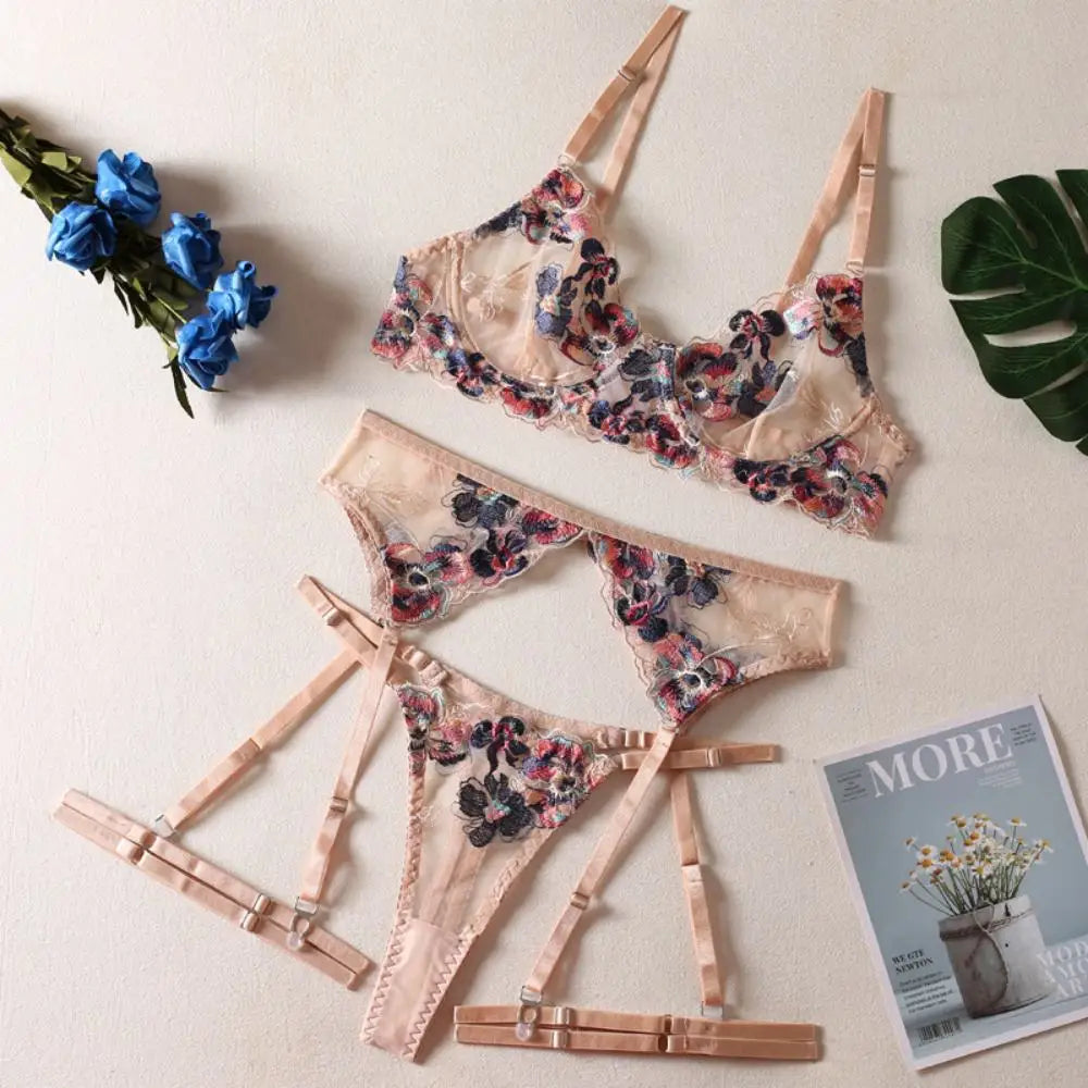 Floral Lace Temptation Set