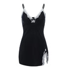 LacyNighty™ Charmeuse Lace Chemise