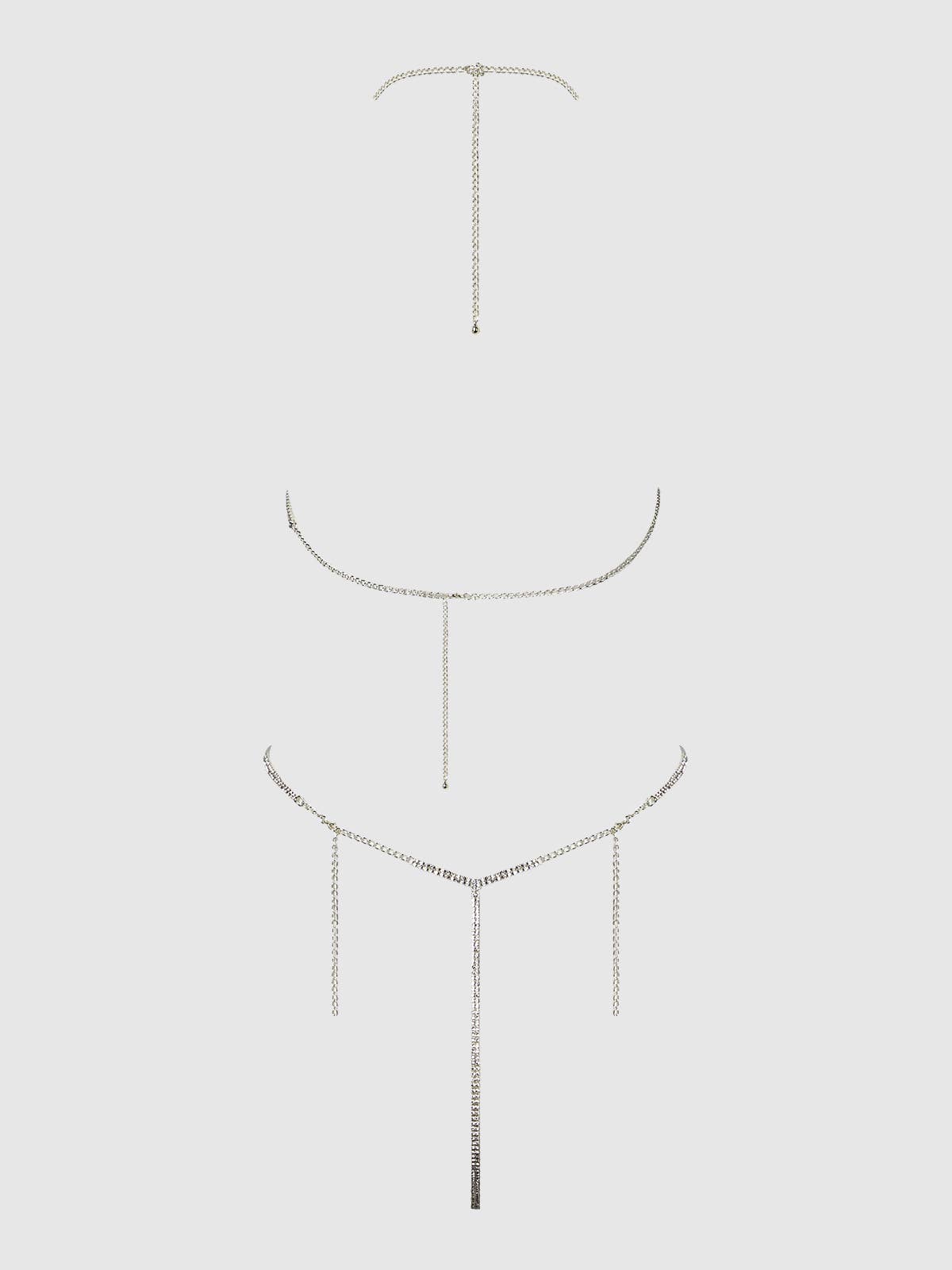 Bellvian™ Rhinestone Dangle Fringe Teddy