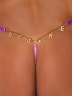 Lace & Chain Desire Charm G-String