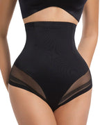 Bellvian black high waist body shaping panty with tummy control compression and sculpting hourglass support, designed for waist slimming, invisible shaping and seamless contour enhancement under dresses in the UK