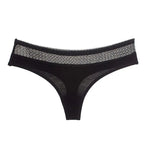 Bellvian black seamless thong featuring a sleek low rise profile and smooth stretch fabric that delivers invisible comfort under clothing. An essential luxury lingerie piece for women seeking confidence boosting underwear, everyday comfort and premium intimate wear in the UK.