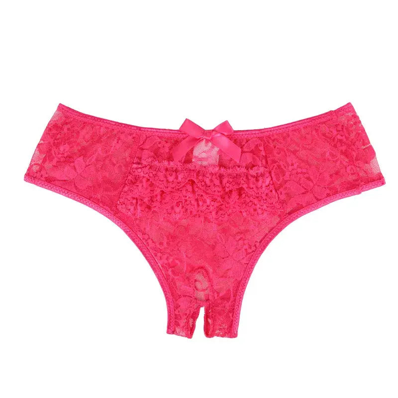 Bellvian hot pink lace cheeky briefs featuring floral lace detailing and a playful feminine design. Perfect for women searching for stylish lingerie, luxury underwear and romantic intimate wear that adds colour and confidence to any collection.
