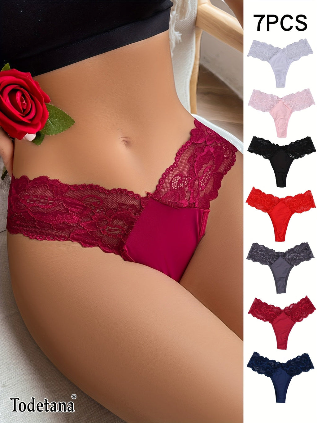Luxury lace thong collection available in multiple colours including white, black, red, navy blue and pink. Perfect for women seeking sexy underwear, romantic lingerie, luxury lingerie and premium intimatewear. An excellent gift for girlfriend, gift for wife, honeymoon lingerie or anniversary lingerie collection.