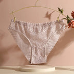 Bellvian light pink lace brief featuring delicate lace textures and a soft romantic aesthetic. Ideal for women searching for feminine underwear, luxury lace lingerie and premium intimate apparel that balances beauty and comfort. A lovely choice for bridal gifting, anniversaries and everyday elegance.