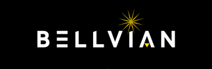 Bellvian luxury home lighting logo premium minimalist lamp and interior lighting brand for modern homes.