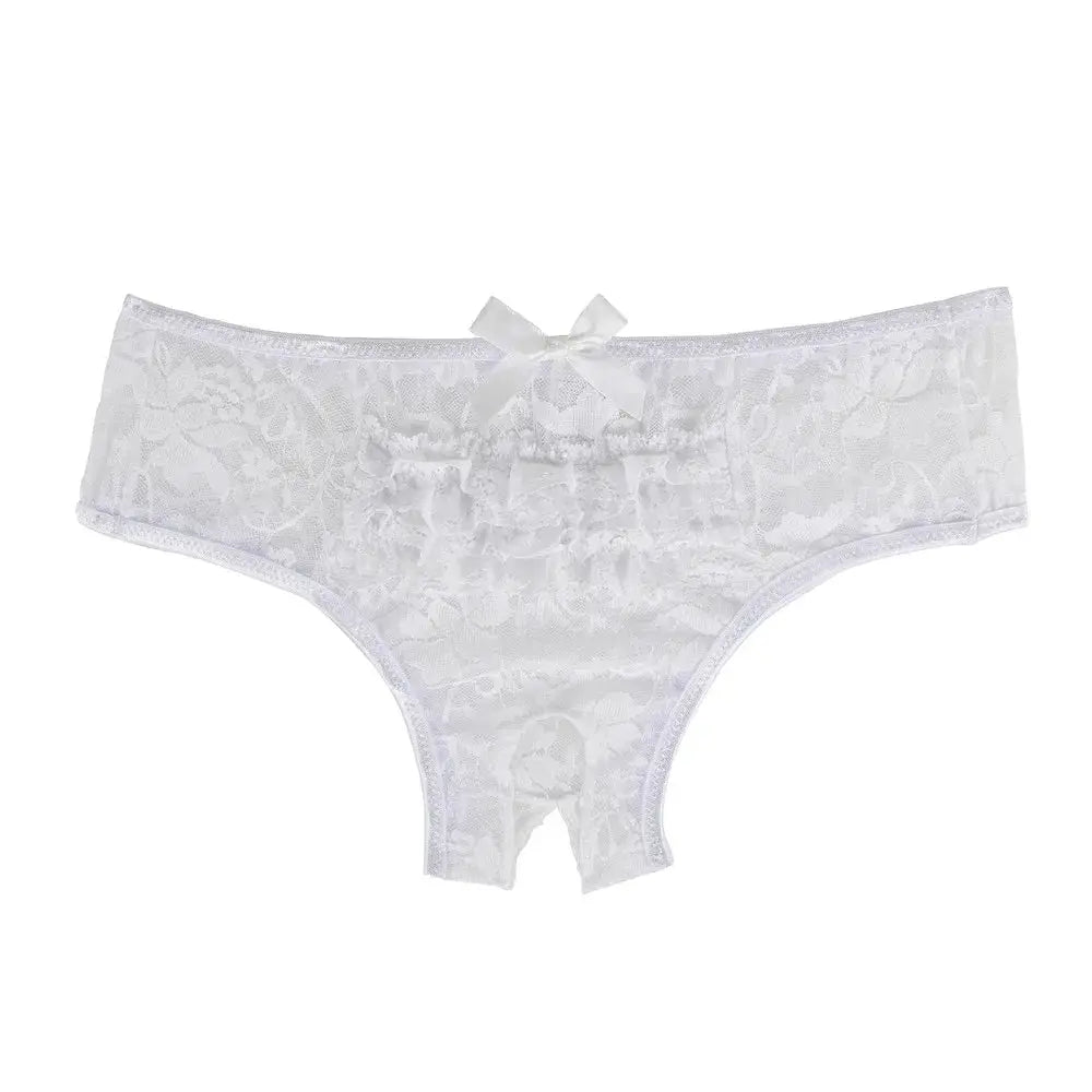 Bellvian white floral lace panties designed with elegant detailing and a soft feminine silhouette. An ideal choice for bridal lingerie, honeymoon wardrobes, wedding gifts and women seeking premium underwear with timeless romantic appeal.