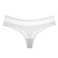 Bellvian white seamless thong product display showcasing a clean modern design, lightweight construction and smooth finish created for invisible wear beneath leggings, dresses and fitted clothing. Designed for women who value premium comfort, everyday elegance and luxury lingerie essentials.