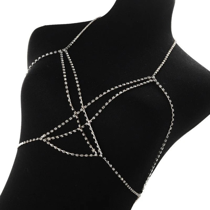 Bellvian™ Criss Cross Body Chain - body chain