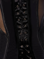 Juliet Satin & Mesh Underwire Corset