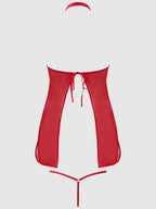 Bellvian™ Dragon Mesh & Applique Chemise & G-String Set