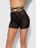 Flora Backless Lace Bikeshort