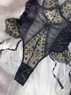 Bellvian™ Anastasia Midnight Gold Bodysuit