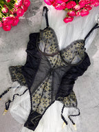 Bellvian™ Anastasia Midnight Gold Bodysuit