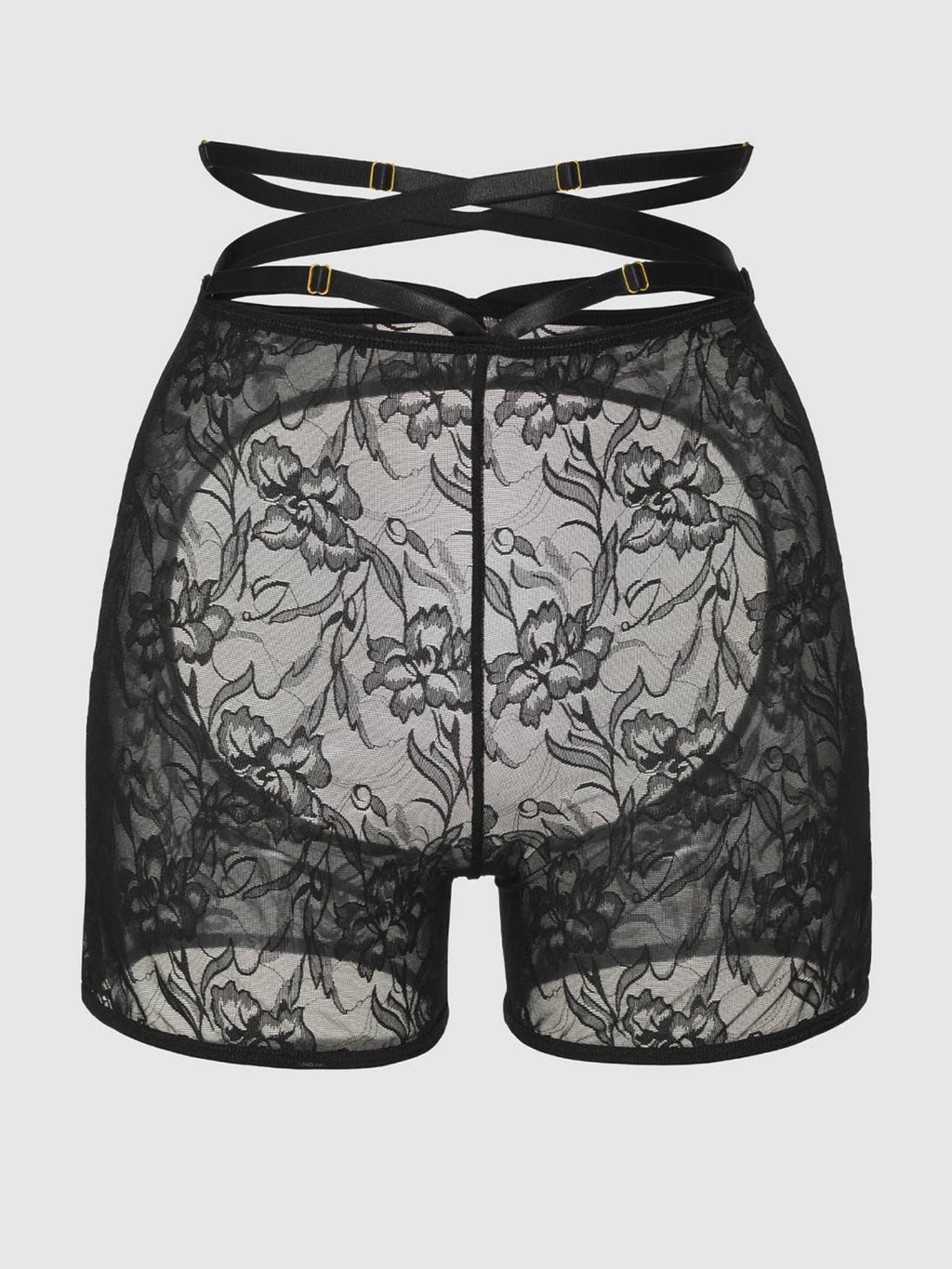 Flora Backless Lace Bikeshort