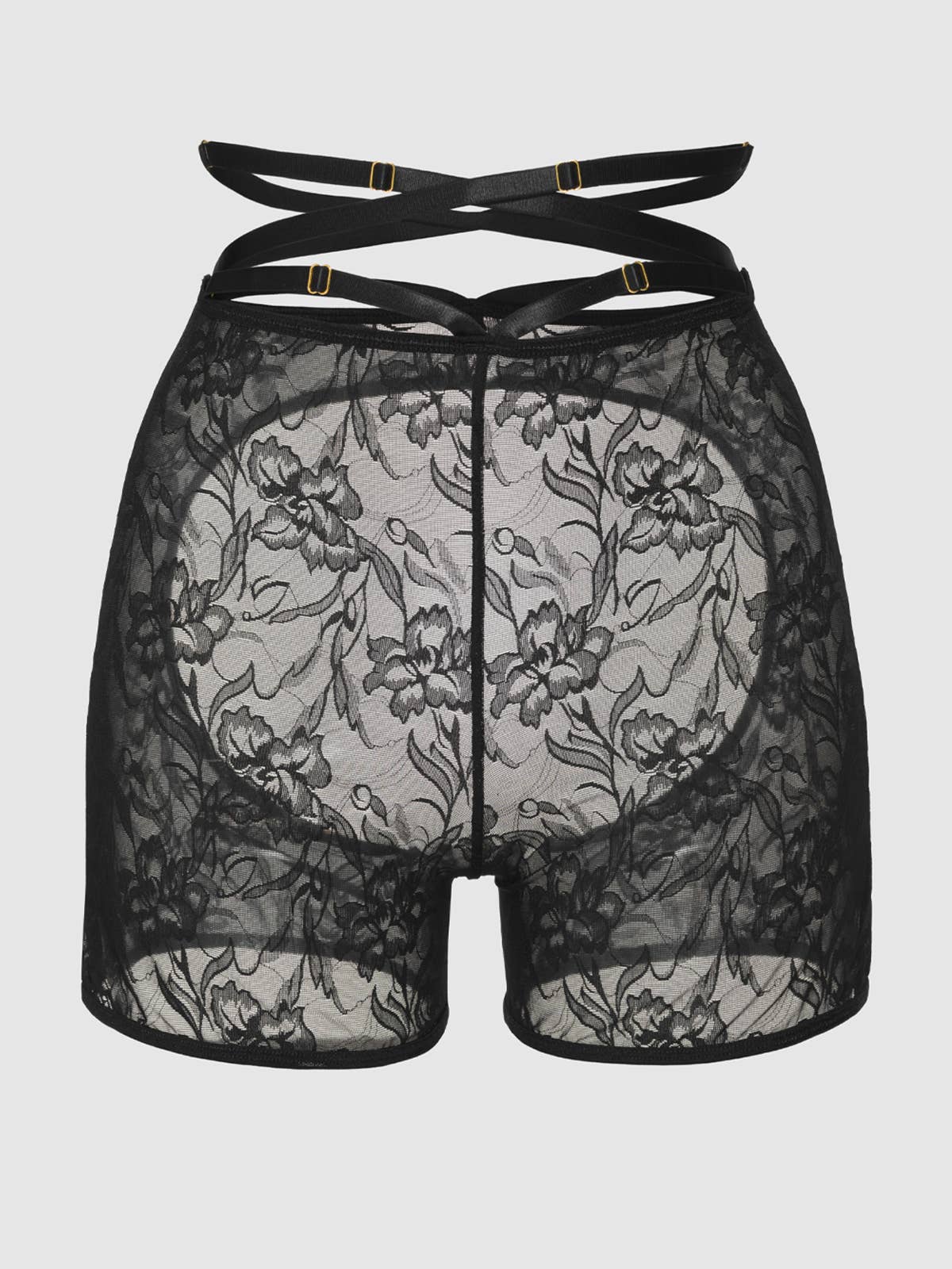 Flora Backless Lace Bikeshort