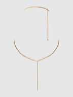 Pearl & Chain Draped Bralette