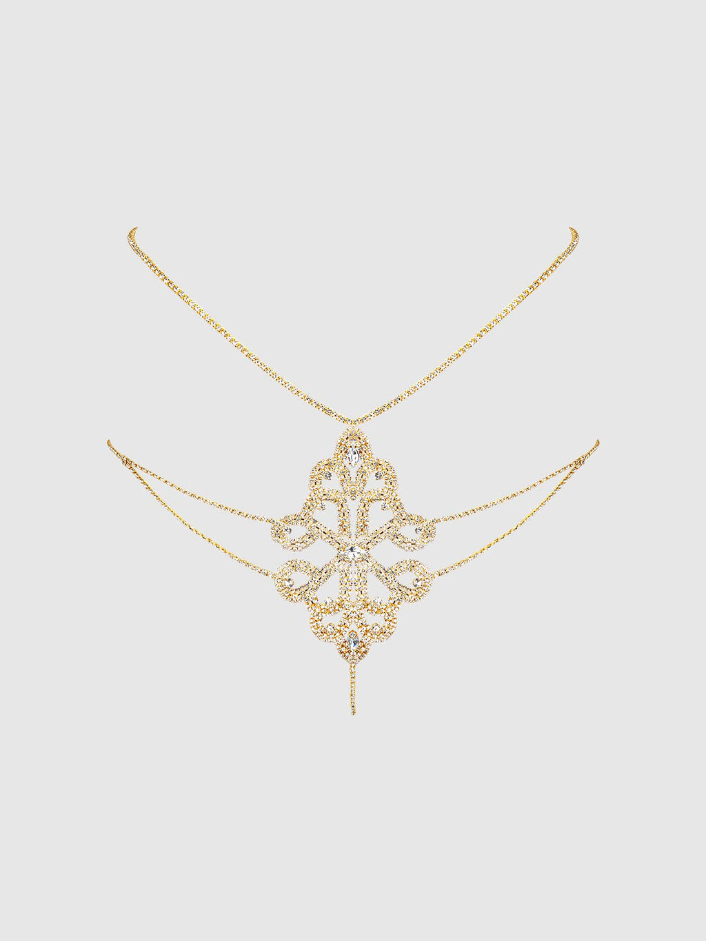 Rhinestone Swirl Knot Panty