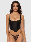 Jocelyn Lace Underwire Bustier & G-String Set