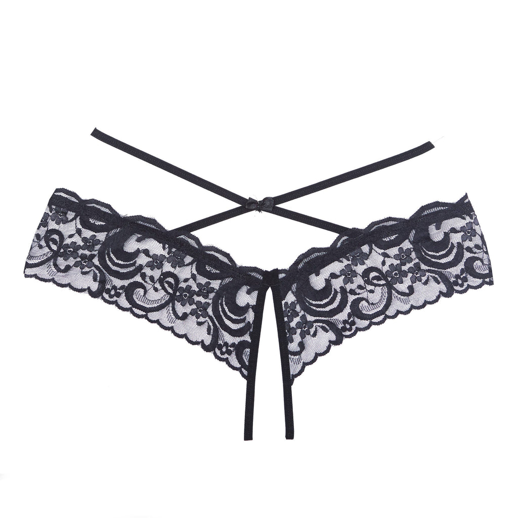 Bellvian™ Open Panty - Band Criss Cross Waist Straps