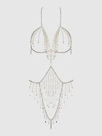 Bellvian™ Rhinestone Dangle Fringe Teddy