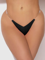 Bellvian™ Krystal Clear Side Slider Thong