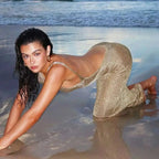 Bellvian™ Sparkle Glitter Bodycon Maxi Dress