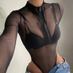 Sleek & Sheer Mesh Bodysuit