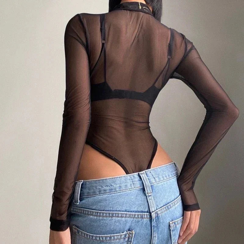 Sleek & Sheer Mesh Bodysuit