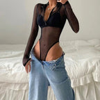 Sleek & Sheer Mesh Bodysuit